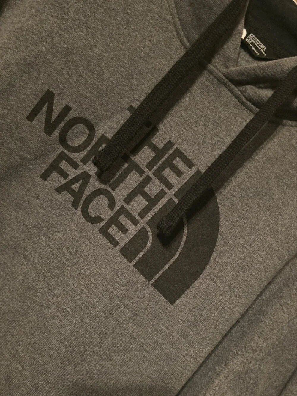 The North Face Charcoal Gray Logo Pullover Hoodie